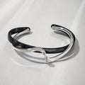Minimalist Wave Shape Cuff Bracelet