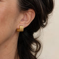Elara Matte Curve Earrings