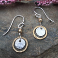 Golden Silver Treasure Earrings