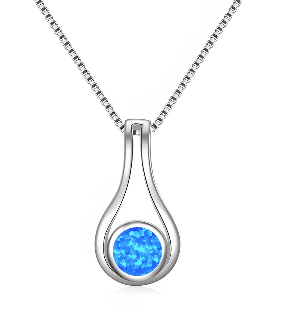 Antique White Opal Necklace