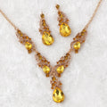 Lavish Yellow Teardrop Set