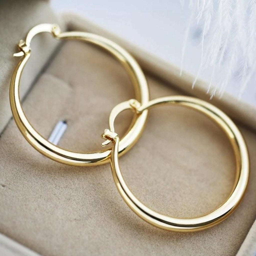 Radiant Large Gold Hoops