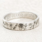 Minimalist Silver Band Ring