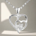 Delicate Heart Paw Necklace