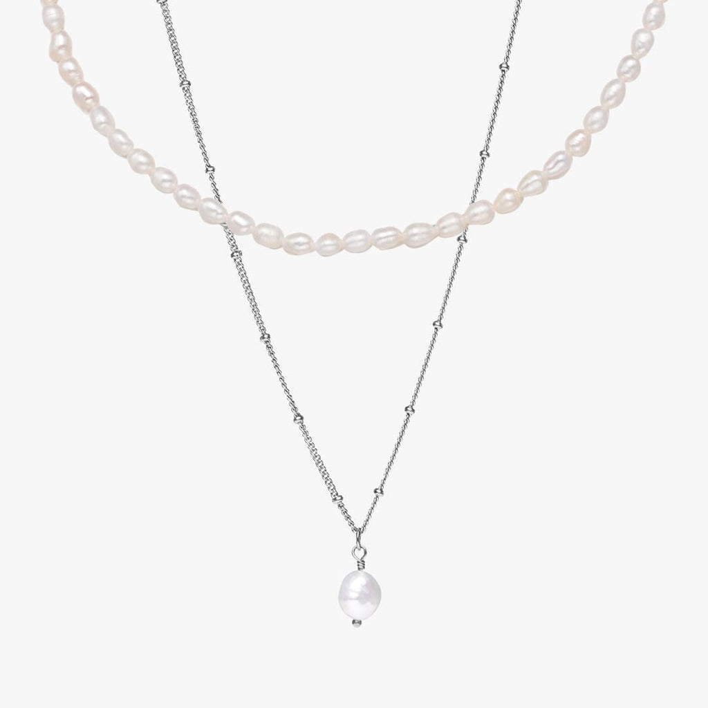 Radiant Pearl Harmony Necklace Set